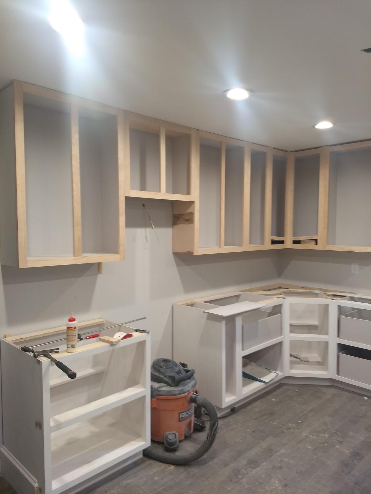 Transitional Kitchen Under Construction Kitchen Remodel by Kellgard General Contracting project photo